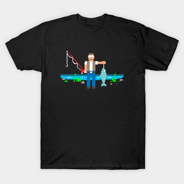 Retro Fishing T-Shirt by CCDesign